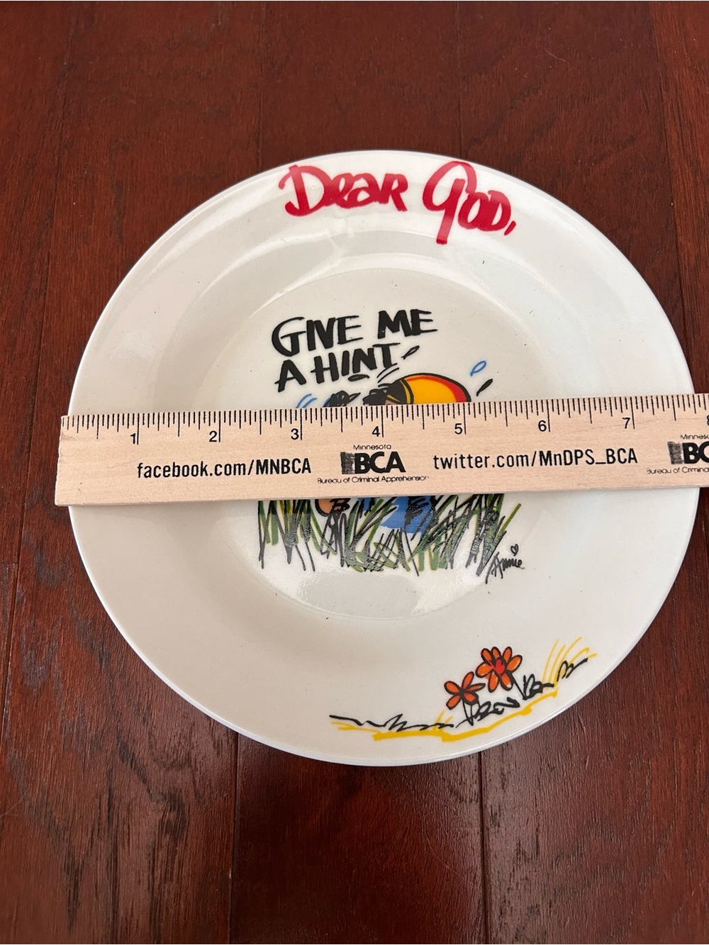 Vintage Royal Norfolk "DEAR GOD GIVE ME A HINT”Collectors Plate new - Picture 2 of 4